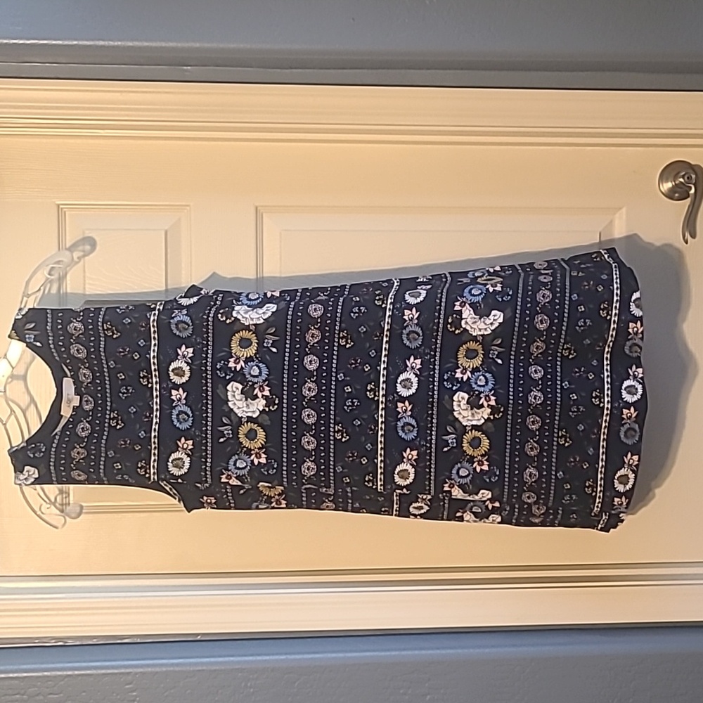 Loft sleeveless floral sundress size large